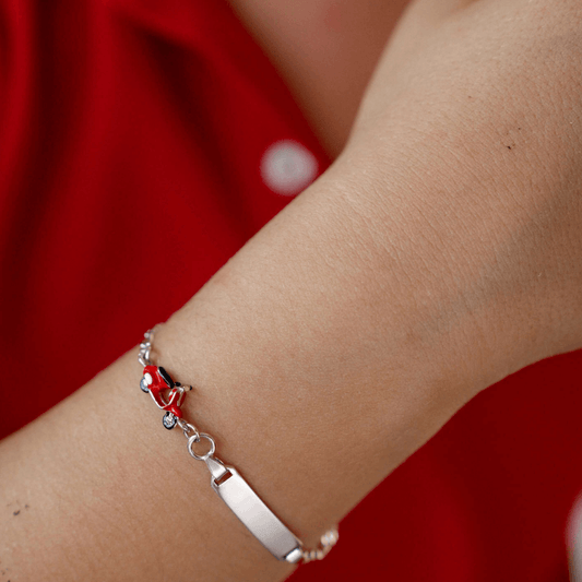 Gourmette Enfant personnalisée Scooter