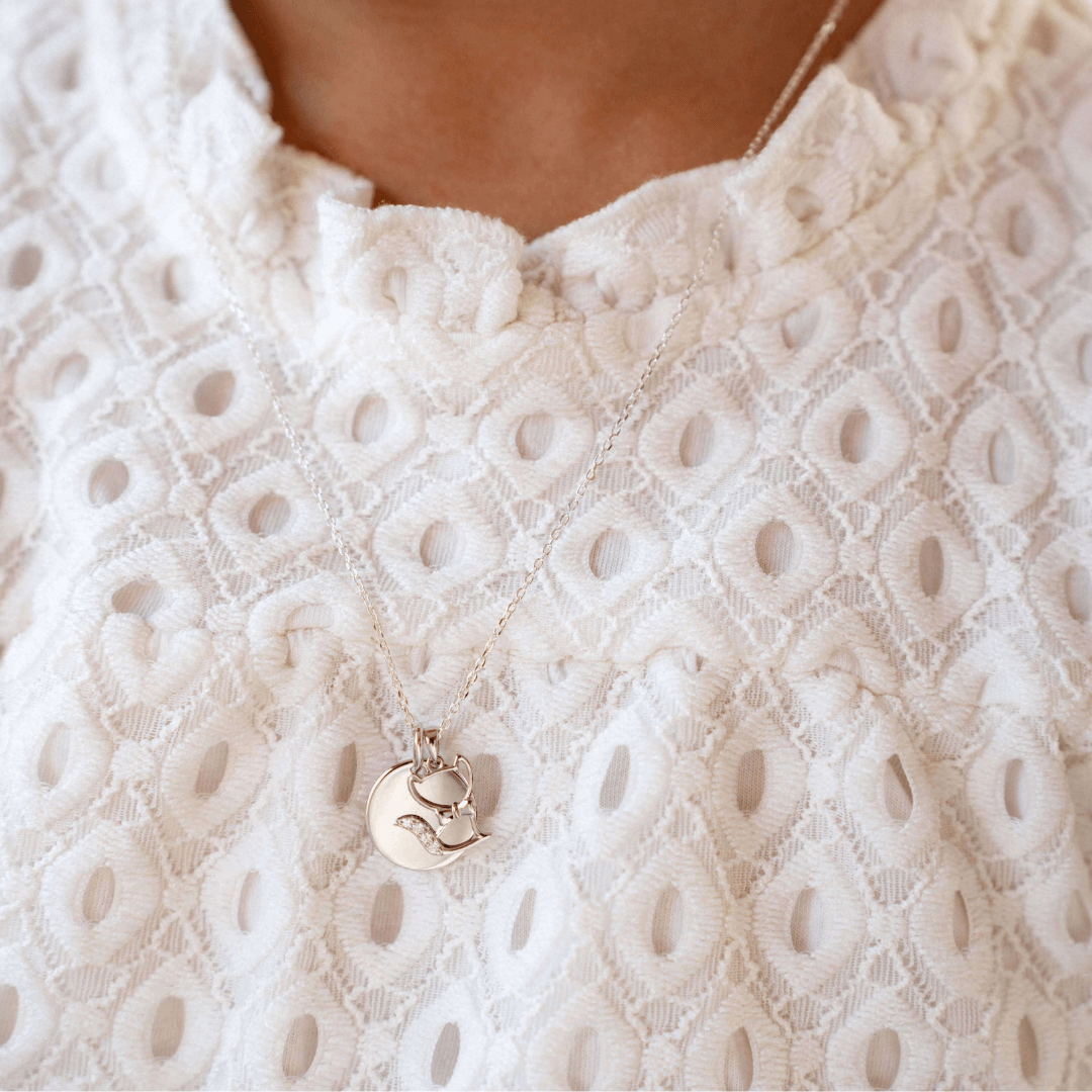 Pendentif personnalisé enfant Chat