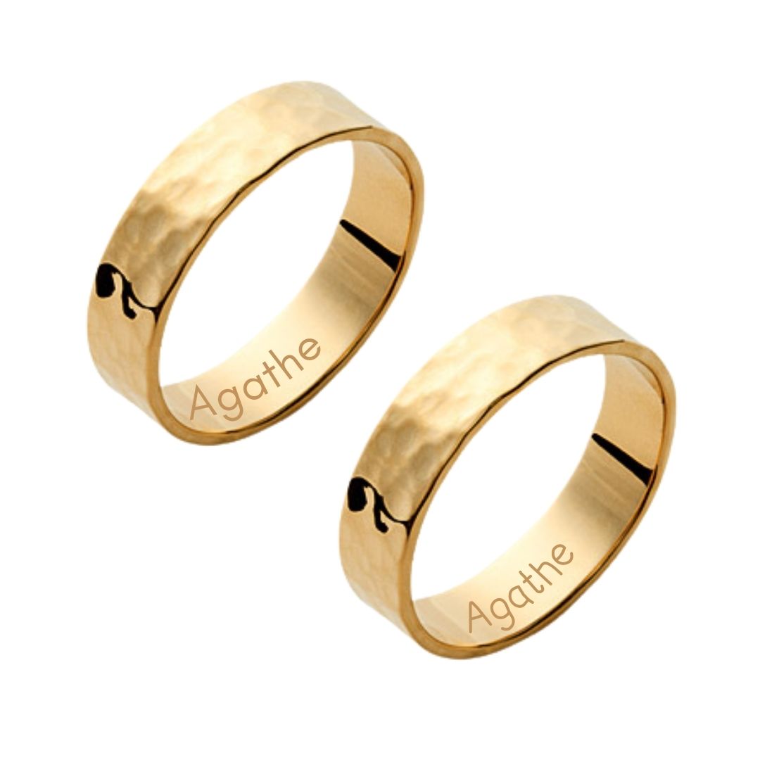 Bague personnalisée Agathe