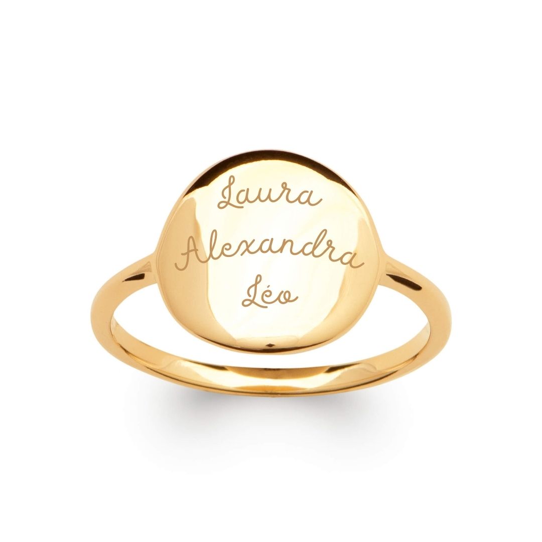 Alexandra personalized ring