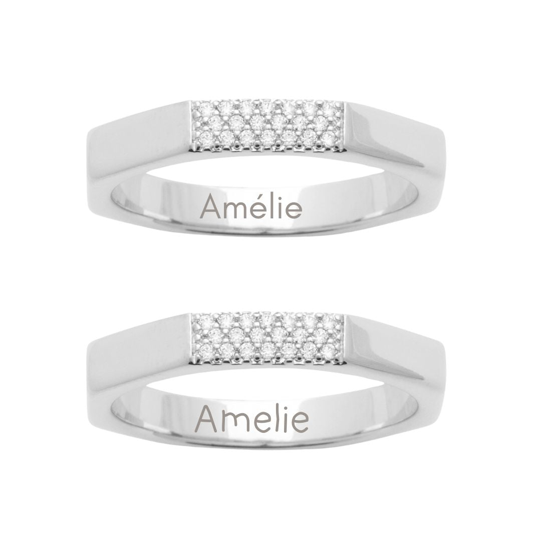 Amélie personalized ring