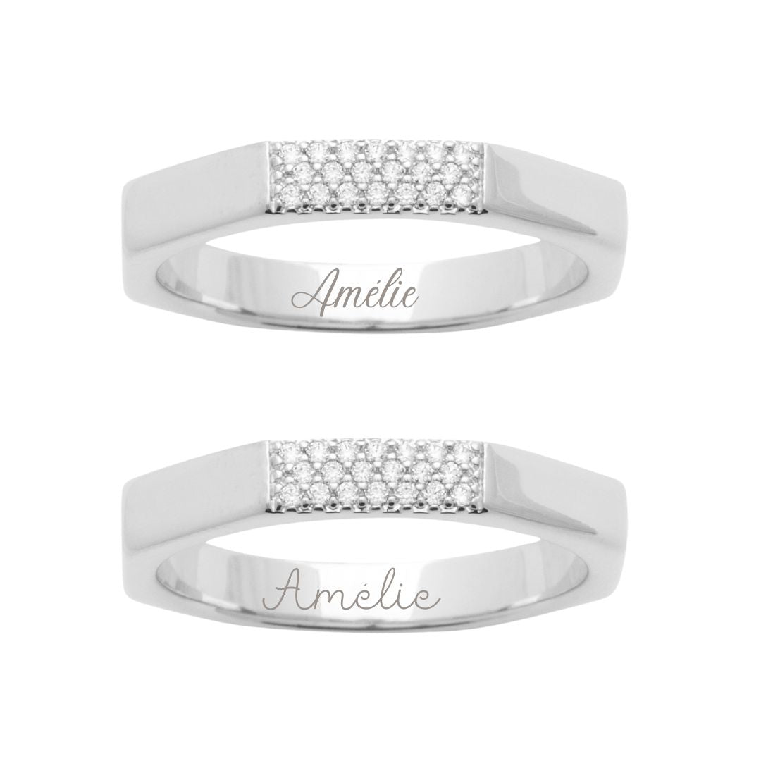 Amélie personalized ring