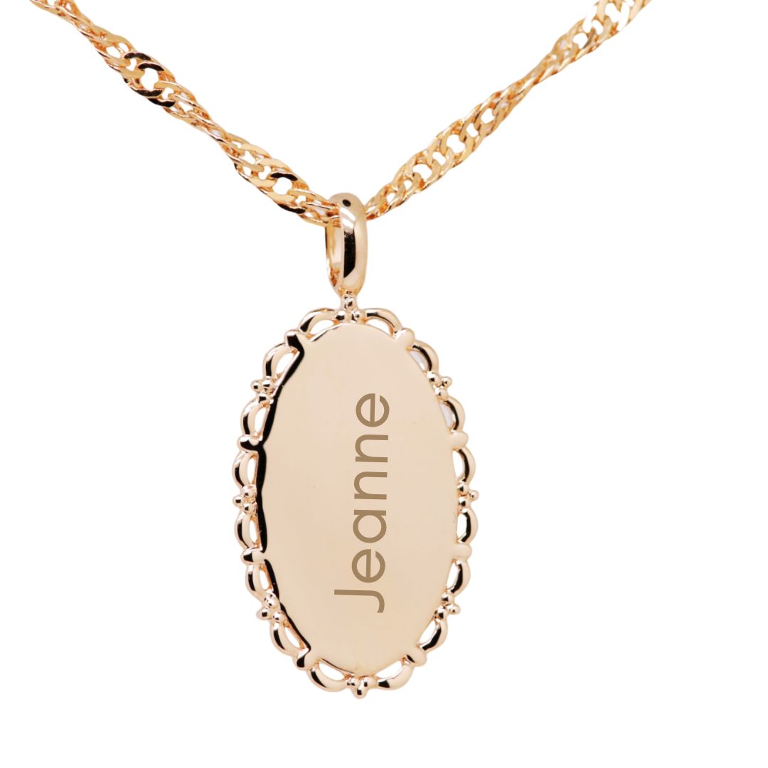 Anaïs personalized pendant