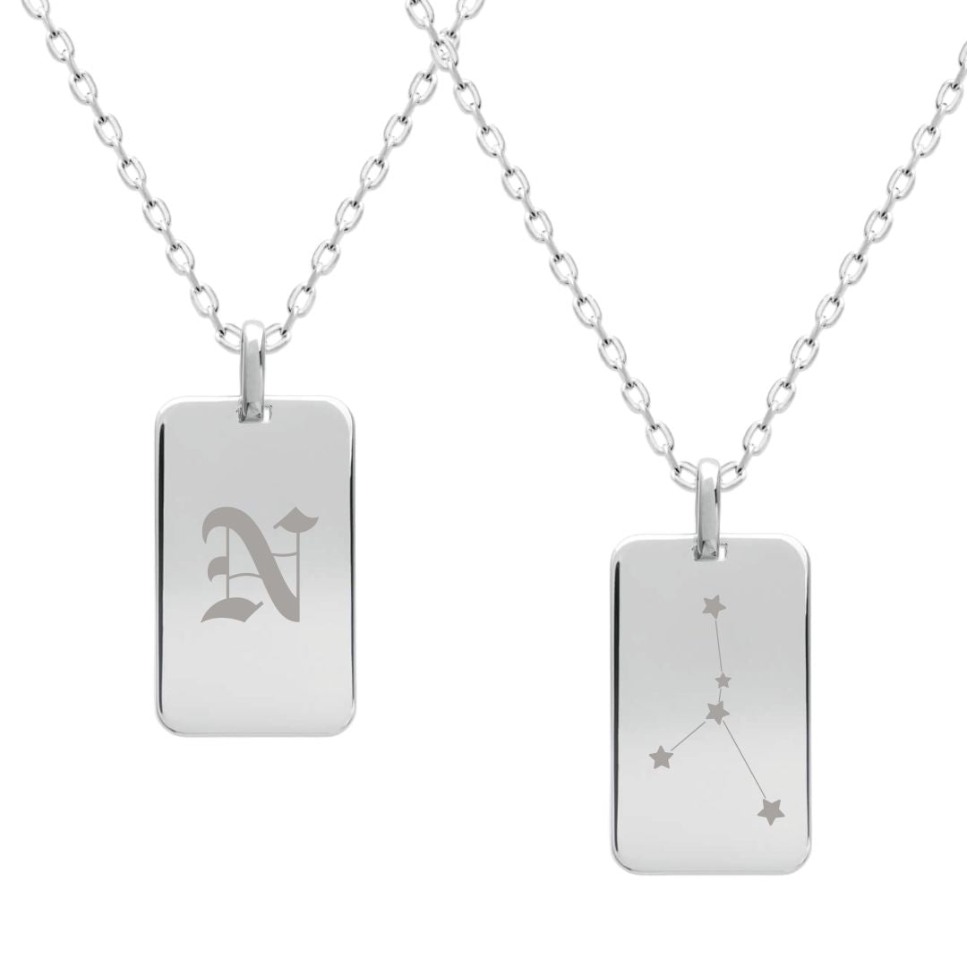 Personalized Large Plaque Pendant