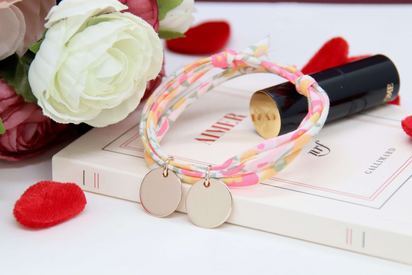 Personalized Liberty bracelet 3 turns First name