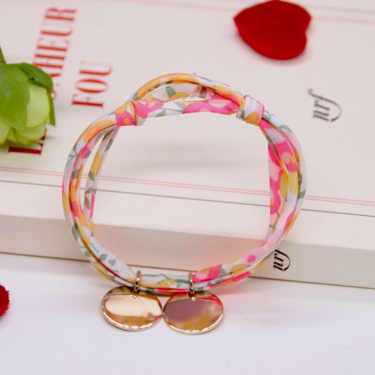 Bracelet Liberty personnalisé - Plusieurs médailles