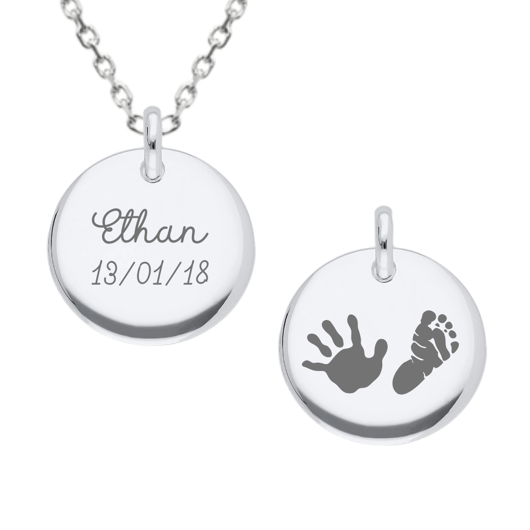 Personalized Round Domed Pendant