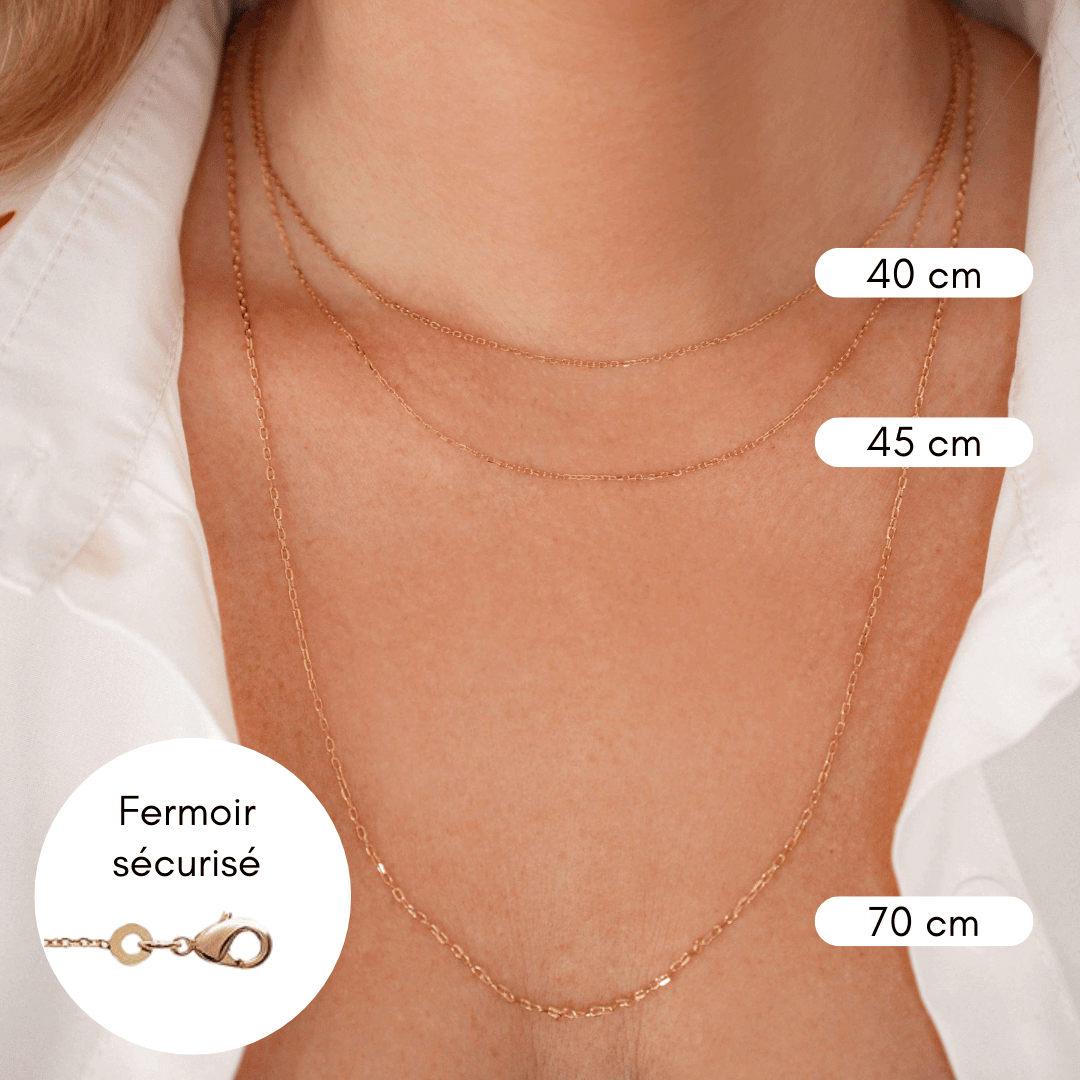 Collier personnalisé - plusieurs médailles