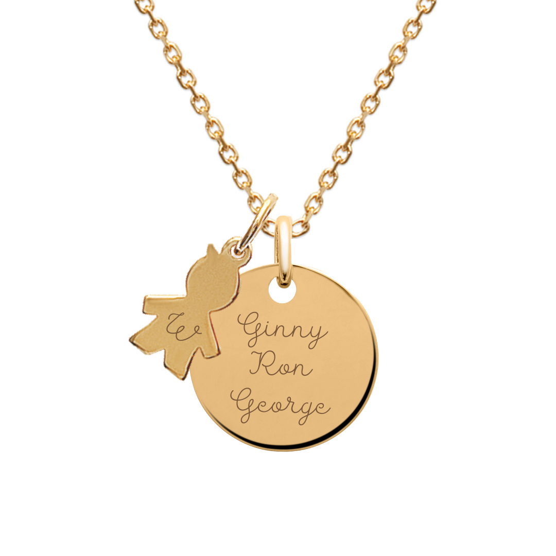 Charlotte personalized pendant