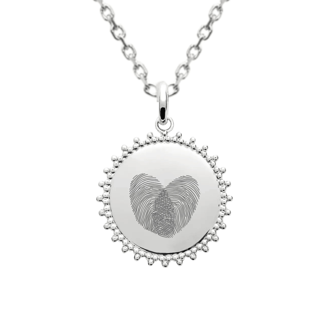 Julie personalized pendant