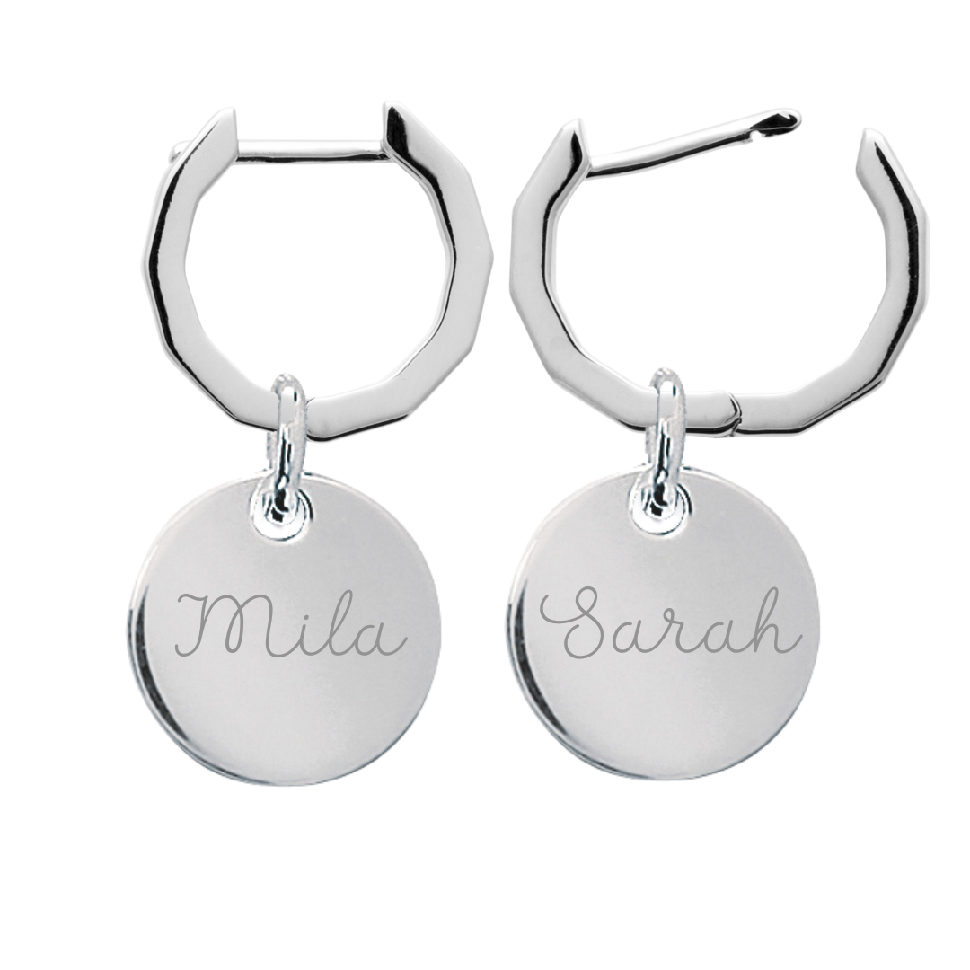 Louise personalized earrings