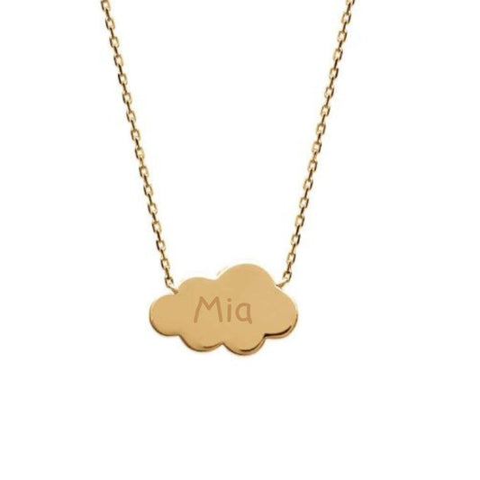Collier enfant personnalisé Nuage