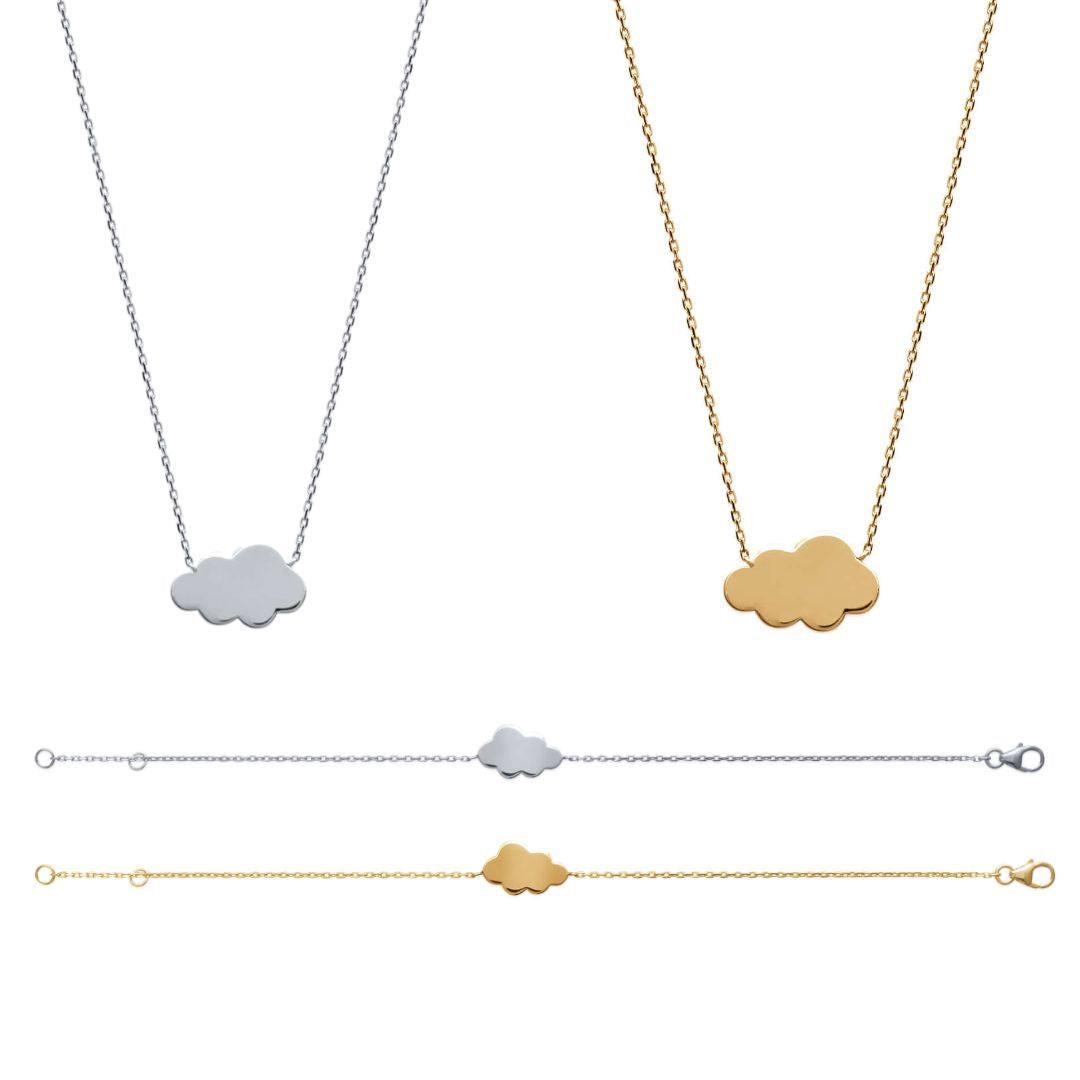 Collier enfant personnalisé Nuage
