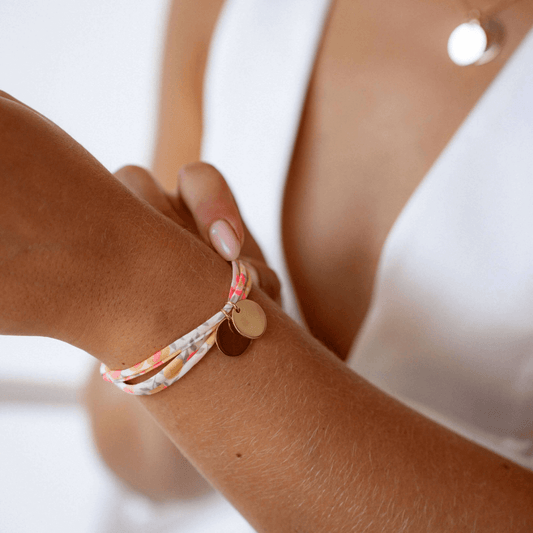Bracelet Liberty personnalisé - Plusieurs médailles