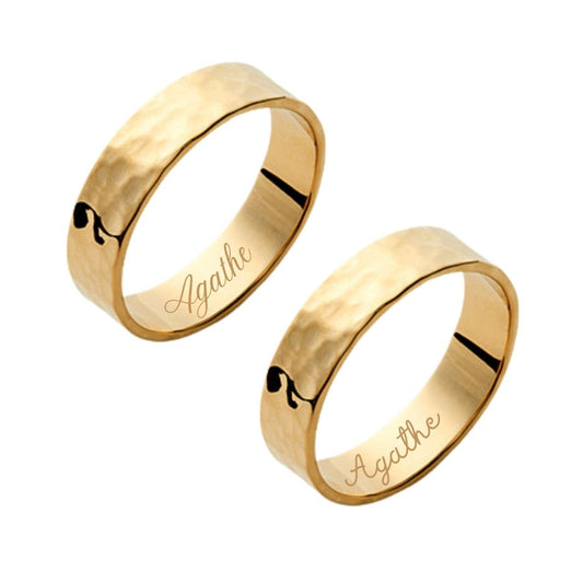 Bague personnalisée Agathe