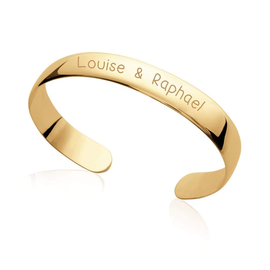 Bracelet Jonc personnalisé Ambre