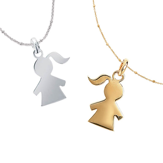 Personalized Little Girl Pendant