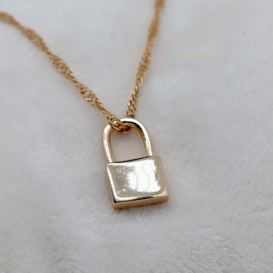 Personalized Padlock Pendant