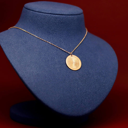 Personalized Solar Pendant