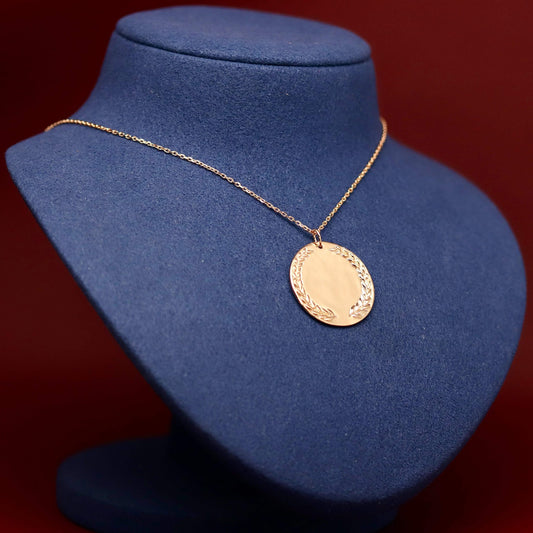 Pendentif personnalisé Grande Couronne de fleurs - Outlet