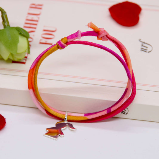 Personalized Liberty bracelet 3 turns and Girl