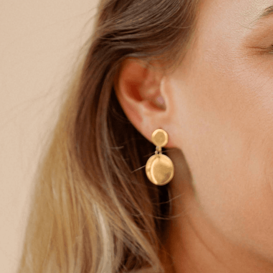 Justine personalized earrings