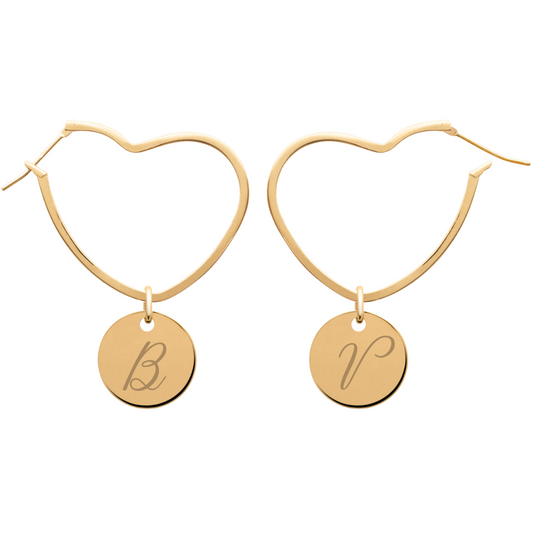 Boucles d'oreilles personnalisées Amandine