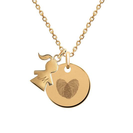Charlotte personalized pendant