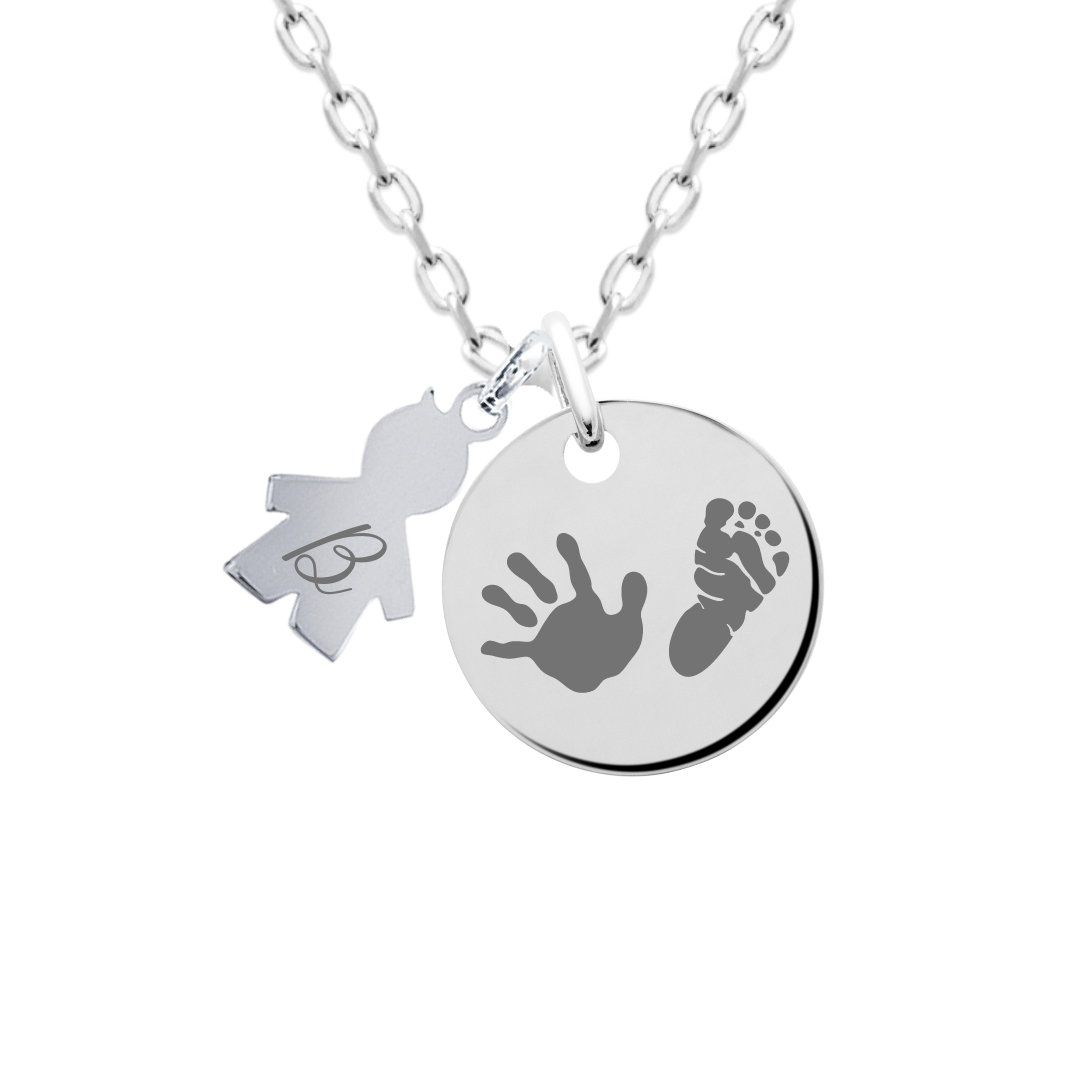 Charlotte personalized pendant