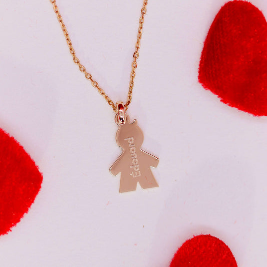 Personalized Little Boy Pendant