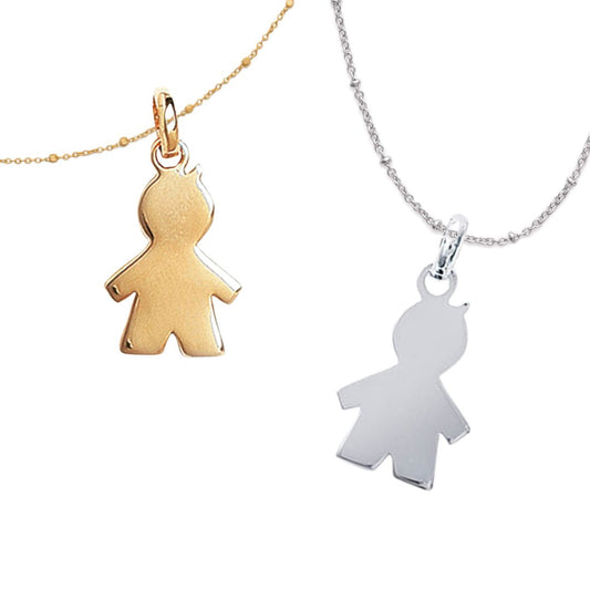Personalized Little Boy Pendant