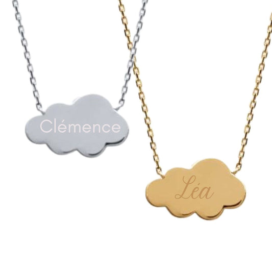Collier enfant personnalisé Nuage